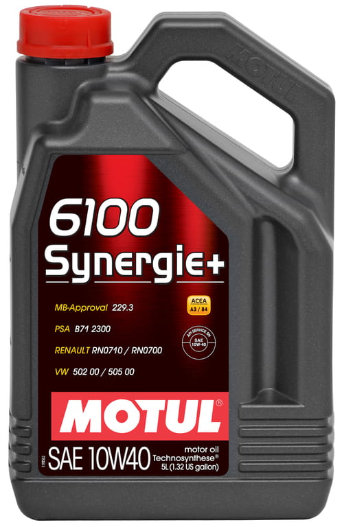 Масло моторное Motul 6100 Synergie+ 10W-40, 5л 101493