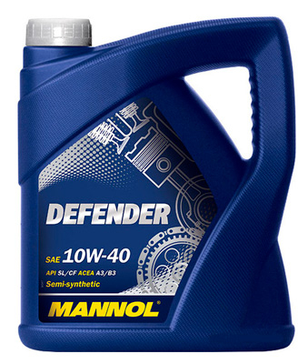Масло моторное Mannol Defender 10W-40 4л