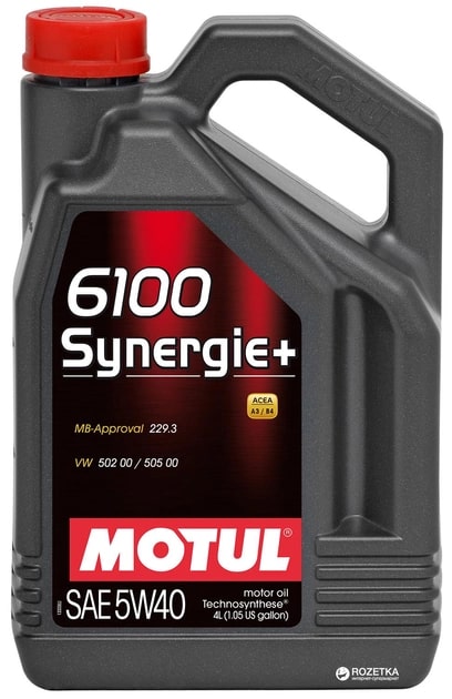 Масло моторное Motul 6100 Synergie+ 5W-40, 4л