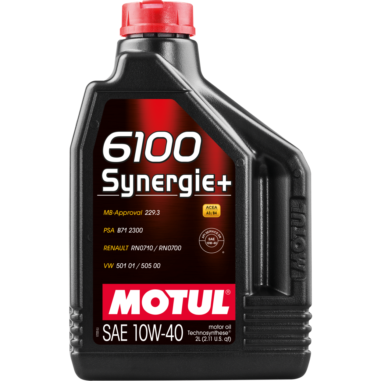Масло моторное Motul 6100 Synergie+ 10W-40, 2л 101488