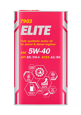 Масло моторное Mannol Elite 5W-40 4л (metal)