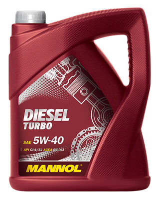 Масло моторное Mannol Diesel Turbo 5W-40 5л