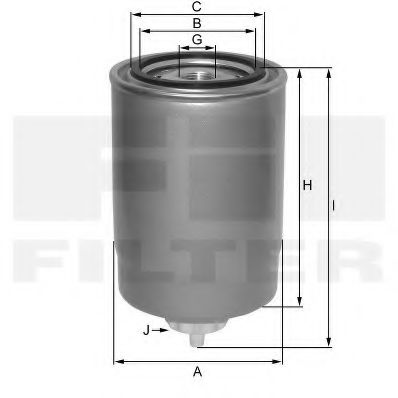 Фильтр топливный Fil Filter                ZP80F