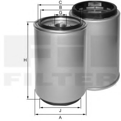 Фильтр топливный Fil Filter                ZP 3035 AF