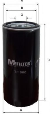 Фильтр масляный HCV MFILTER                TF 660