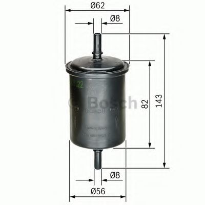 Фильтр топливный Bosch                0 450 902 161
