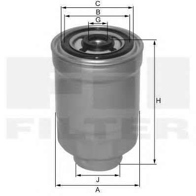 Фильтр топливный Fil Filter                ZP 3158 FMB