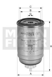 Фильтр топливный Mann                WK 965 X
