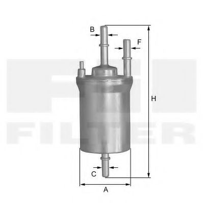 Фильтр топливный Fil Filter                ZP 8102 FL