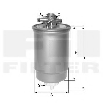 Фильтр топливный Fil Filter                ZP056F