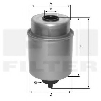 Фильтр топливный Fil Filter                ZP 3804 F