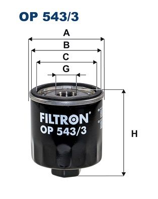 Фильтр масляный FILTRON                OP5433