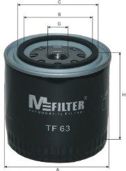 Фильтр масляный HCV MFILTER                TF 63