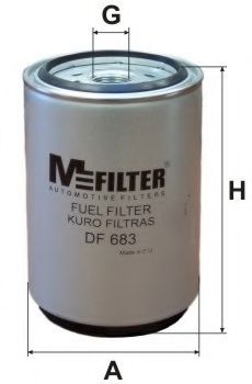 Фильтр топливный HCV MFILTER                DF 683
