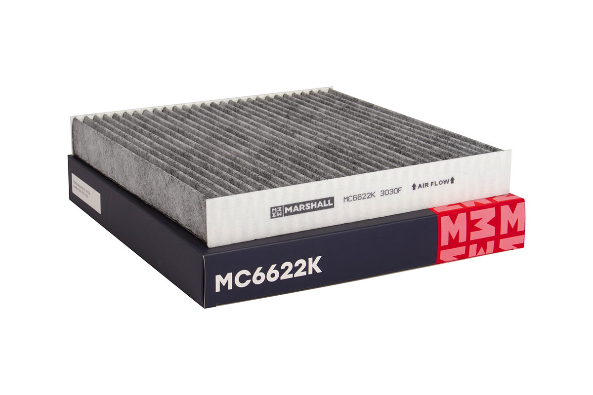 Фильтр салонный угольный Marshall                MC6622K
